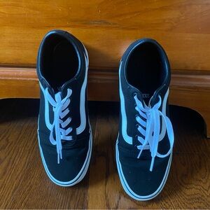 Womens Black Vans Lace-up size 10.5